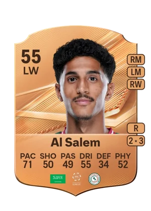 Al Salem - 55 - Rare EA FC 27 card