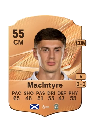 MacIntyre - 55 - Rare EA FC 27 card