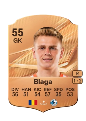 Blaga - 55 - Rare EA FC 27 card