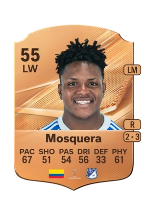 Mosquera - 55 - Rare EA FC 27 card