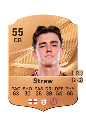 Straw - 55 - Rare EA FC 27 card