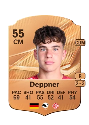 Deppner - 55 - Rare EA FC 27 card