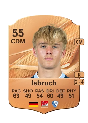 Isbruch - 55 - Rare EA FC 27 card