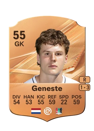 Geneste - 55 - Rare EA FC 27 card
