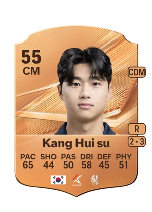 Kang Hui su - 55 - Rare EA FC 27 card