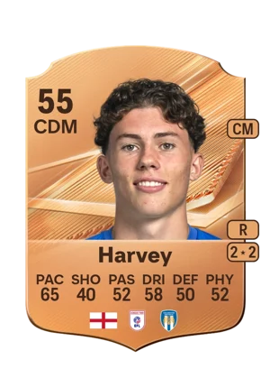 Harvey - 55 - Rare EA FC 27 card