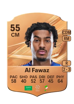 Al Fawaz - 55 - Rare EA FC 27 card