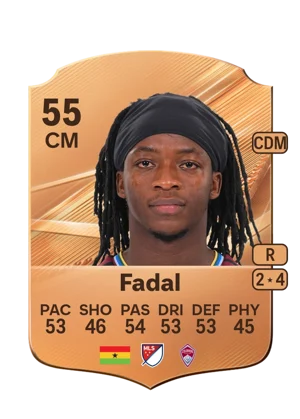 Fadal - 55 - Rare EA FC 27 card
