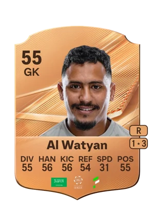 Al Watyan - 55 - Rare EA FC 27 card
