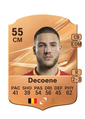 Decoene - 55 - Rare EA FC 27 card