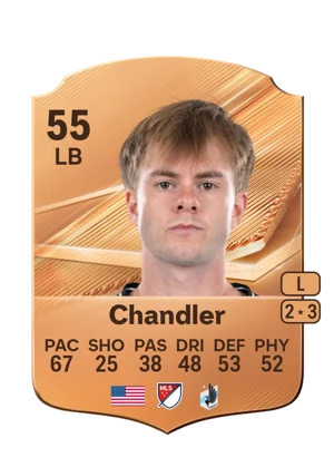 Chandler - 55 - Rare EA FC 27 card