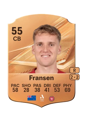 Fransen - 55 - Rare EA FC 27 card