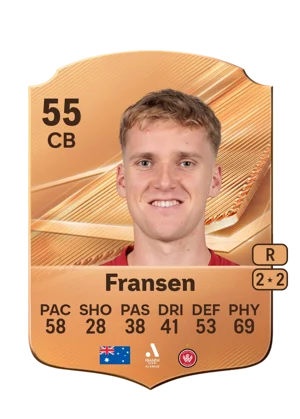 Fransen - 55 - Rare EA FC 27 card