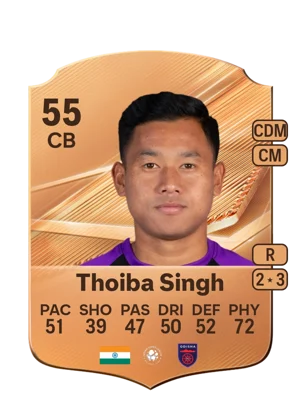 Thoiba Singh - 55 - Rare EA FC 27 card