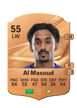 Al Masoud - 55 - Rare EA FC 27 card