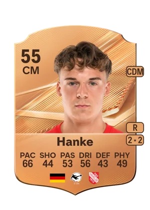 Hanke - 55 - Rare EA FC 27 card