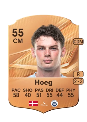 Hoeg - 55 - Rare EA FC 27 card
