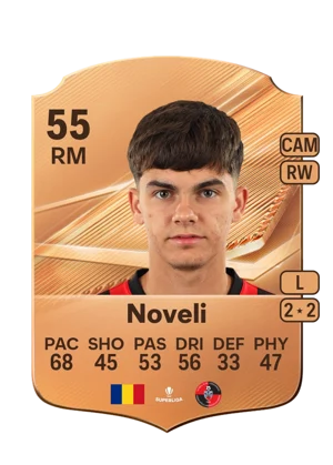 Noveli - 55 - Rare EA FC 27 card
