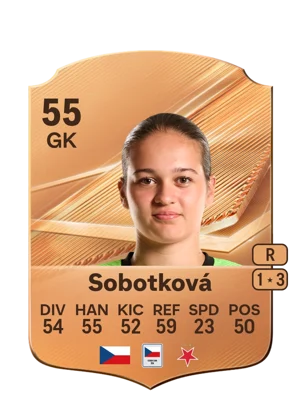 Sobotková - 55 - Rare EA FC 27 card