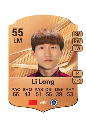 Li Long - 55 - Rare EA FC 27 card
