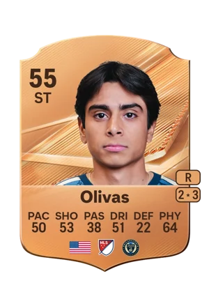 Olivas - 55 - Rare EA FC 27 card