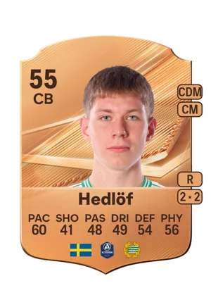 Hedlöf - 55 - Rare EA FC 27 card