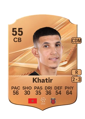 Khatir - 55 - Rare EA FC 27 card