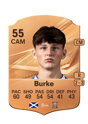 Burke - 55 - Rare EA FC 27 card