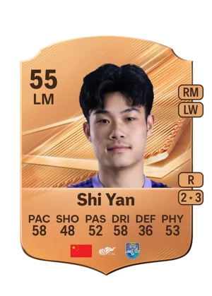 Shi Yan - 55 - Rare EA FC 27 card