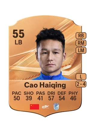 Cao Haiqing - 55 - Rare EA FC 27 card