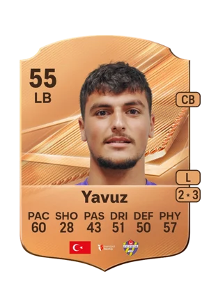 Yavuz - 55 - Rare EA FC 27 card