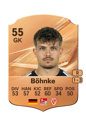 Böhnke - 55 - Rare EA FC 27 card