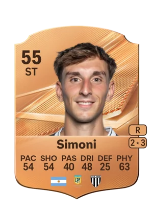 Simoni - 55 - Rare EA FC 27 card