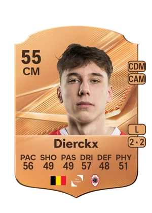 Dierckx - 55 - Rare EA FC 27 card