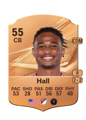 Hall - 55 - Rare EA FC 27 card