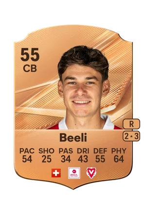 Beeli - 55 - Rare EA FC 27 card
