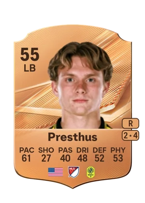Presthus - 55 - Rare EA FC 27 card