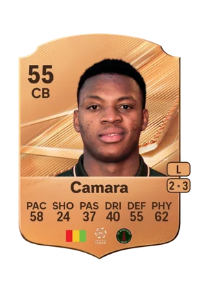 Camara - 55 - Rare EA FC 27 card