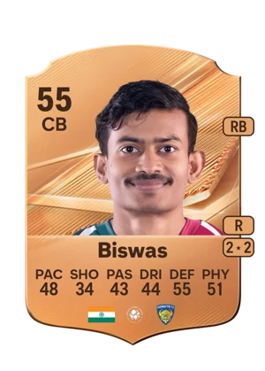 Biswas - 55 - Rare EA FC 27 card