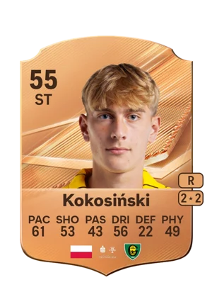 Kokosiński - 55 - Rare EA FC 27 card