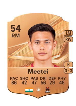 Meetei - 54 - Rare EA FC 27 card