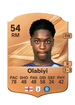 Olabiyi - 54 - Rare EA FC 27 card