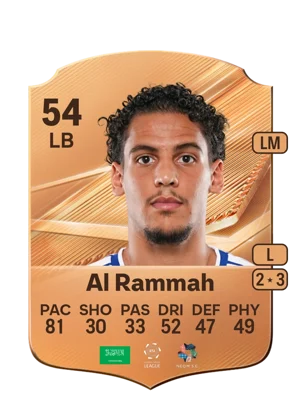 Al Rammah - 54 - Rare EA FC 27 card