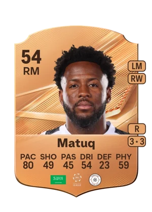 Matuq - 54 - Rare EA FC 27 card