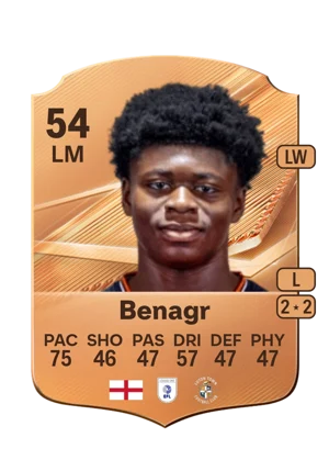 Benagr - 54 - Rare EA FC 27 card