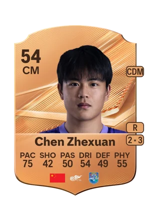 Chen Zhexuan - 54 - Rare EA FC 27 card
