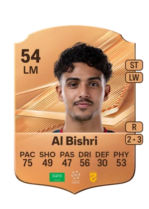 Al Bishri - 54 - Rare EA FC 27 card