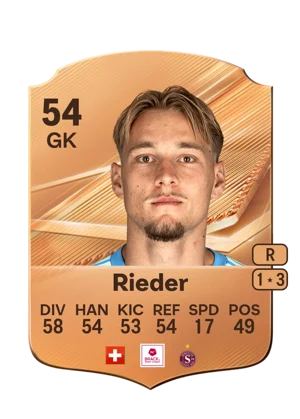 Rieder - 54 - Rare EA FC 27 card