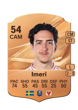 Imeri - 54 - Rare EA FC 27 card