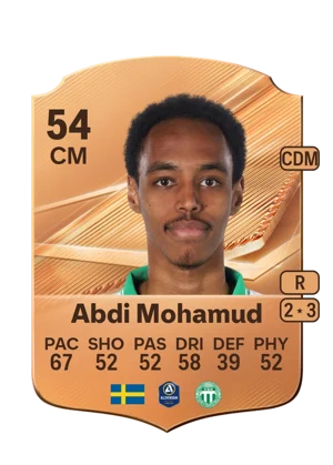Abdi Mohamud - 54 - Rare EA FC 27 card